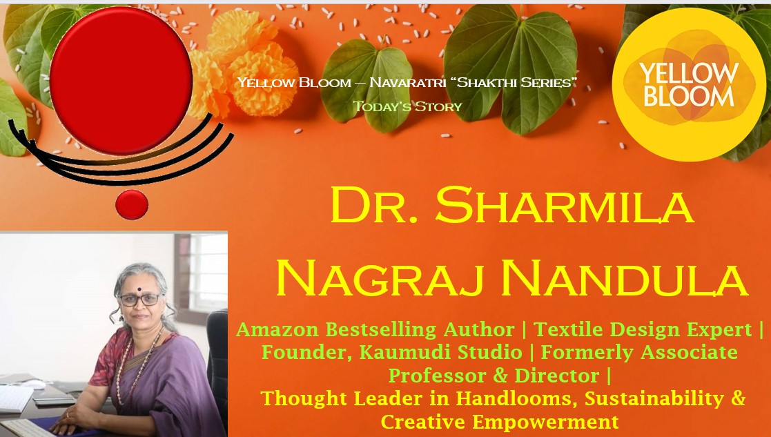 Yellow Bloom - Kaumudi Studio- When Fabric Becomes a Voice