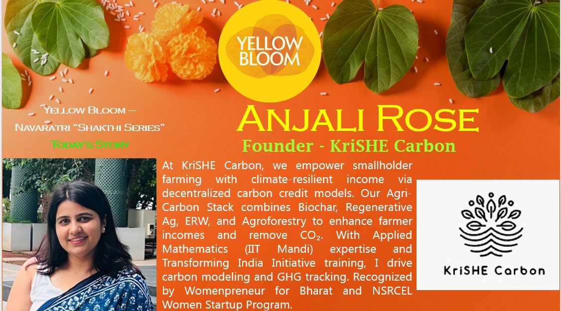 KriSHE Carbon x Yellow Bloom - Seeds of Sustainability