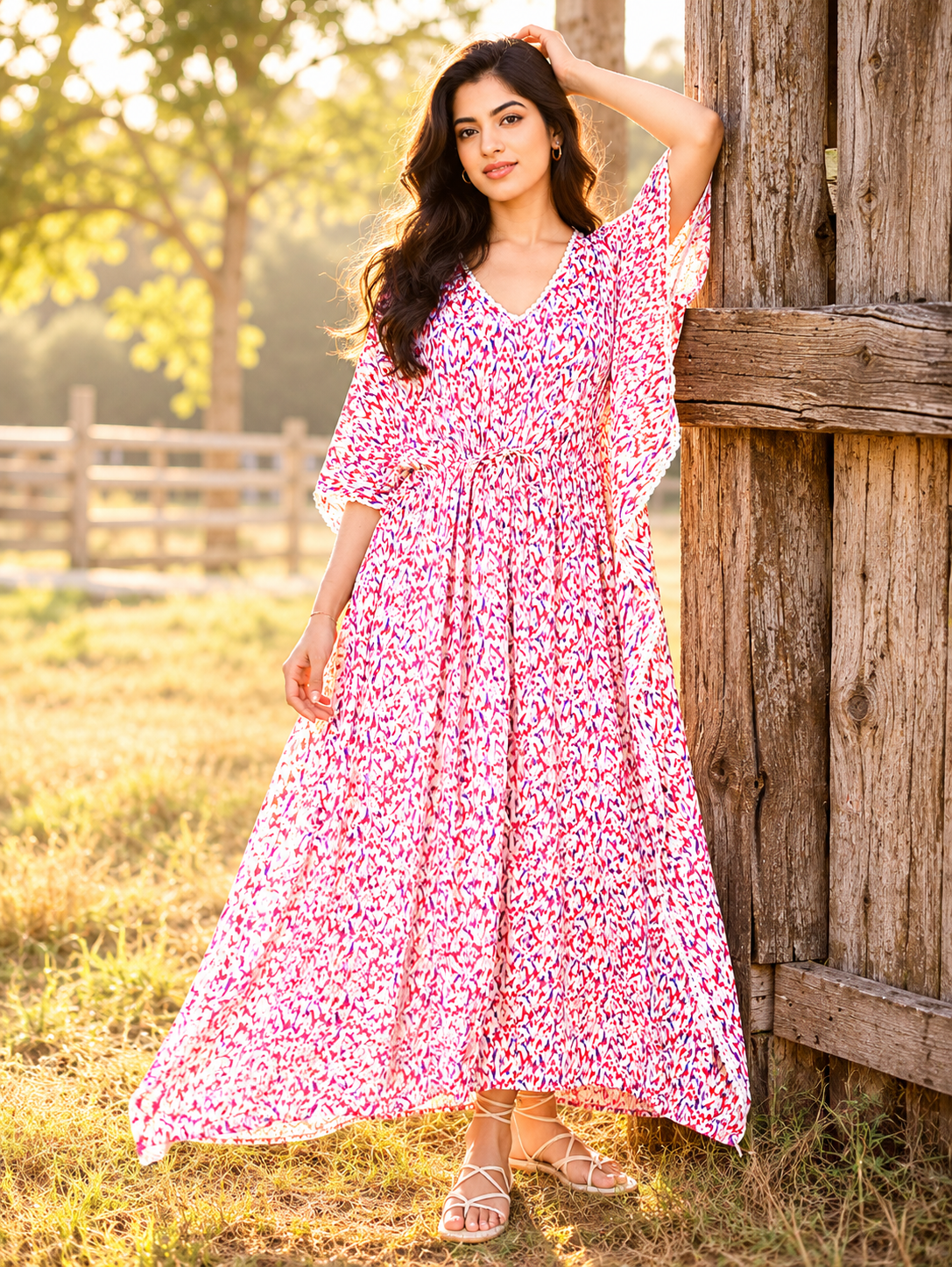 Royal Rose Kaftan