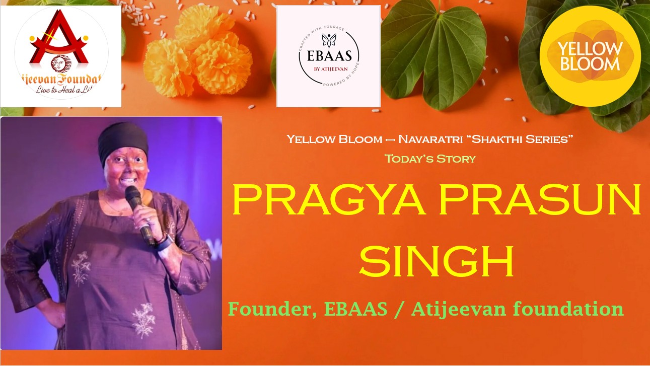 Yellow Bloom   X Ebass By Atijeevan| Crafting Courage, Celebrating Strength
