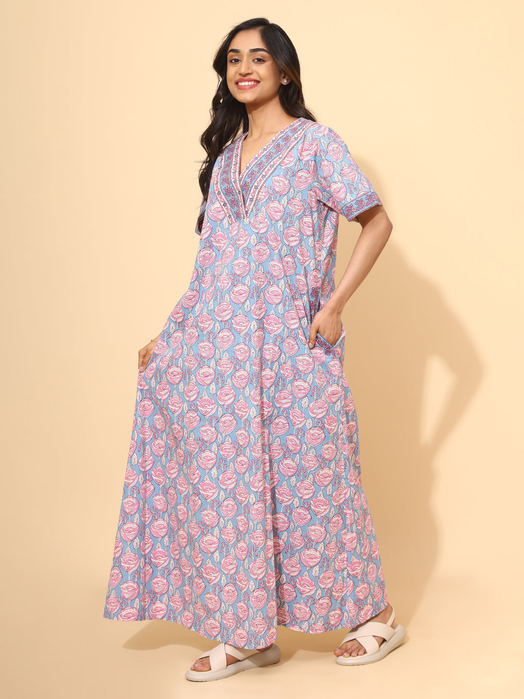 GEO ROSE MAXI nighty