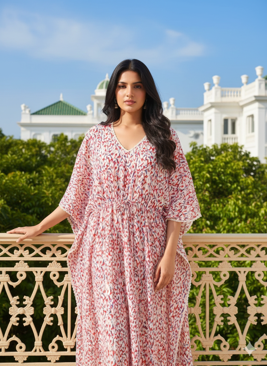 Royal Rose Kaftan